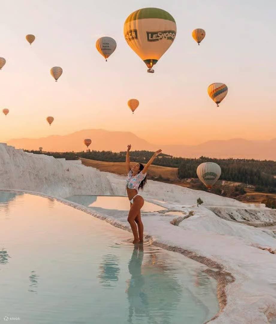 Lot balonem nad Pamukkale z Marmaris